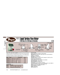Thumbnail of document Data Sheet - TFM-LI Liquid Turbine Flow Meter